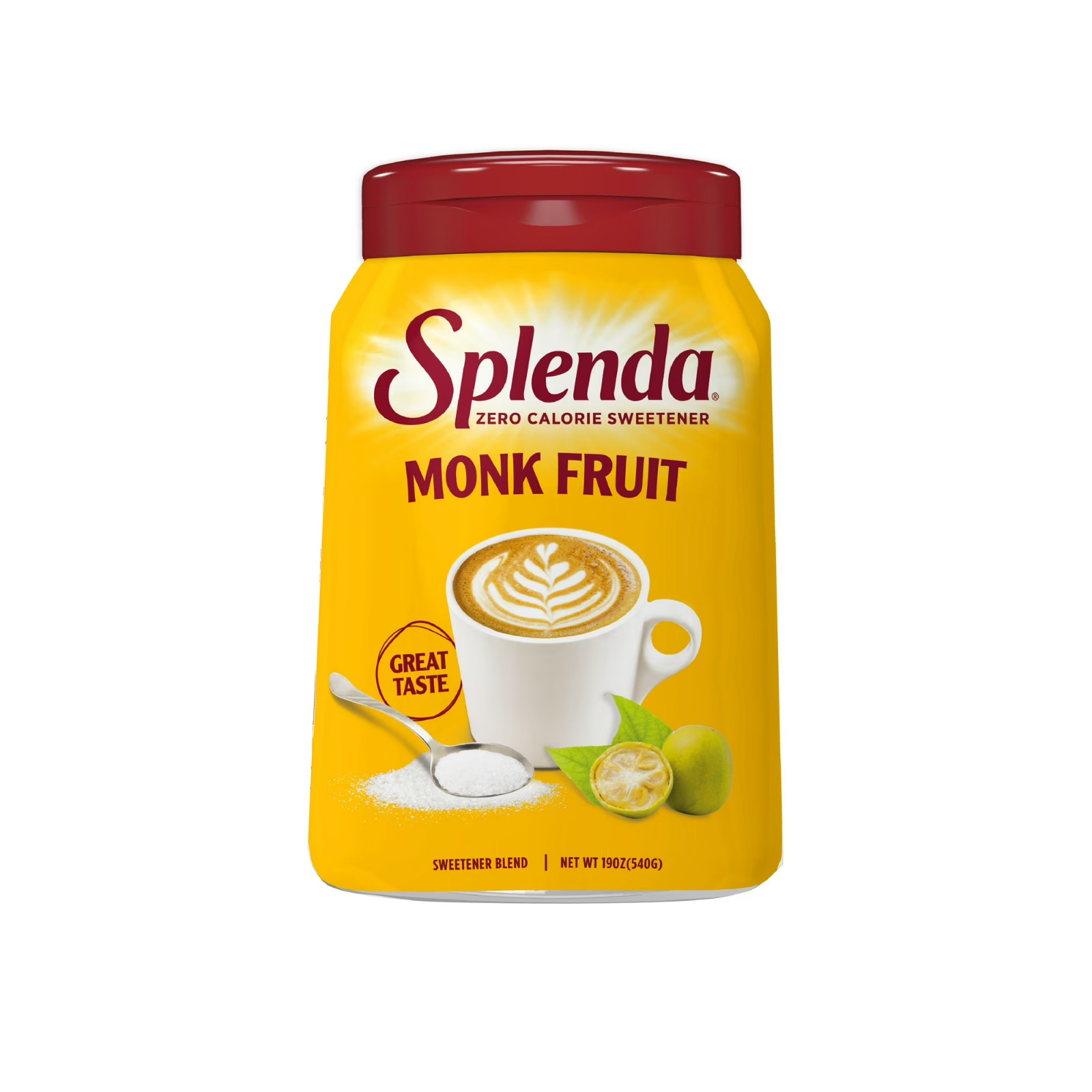 Splenda Monk Fruit 19 oz. Large Jar Free shpping fast delivery NEW