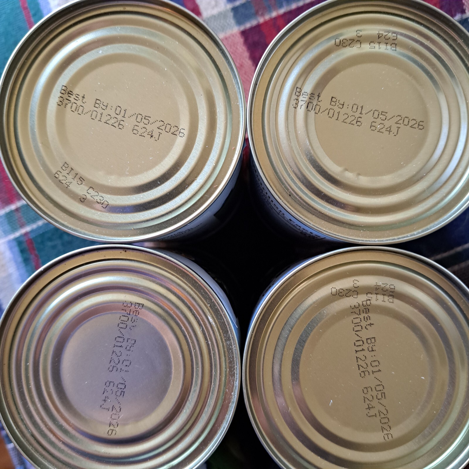 Lot of 6 Canned Mixed Fruit in Light Syrup Golden Harvest Exp. 1/5/2026