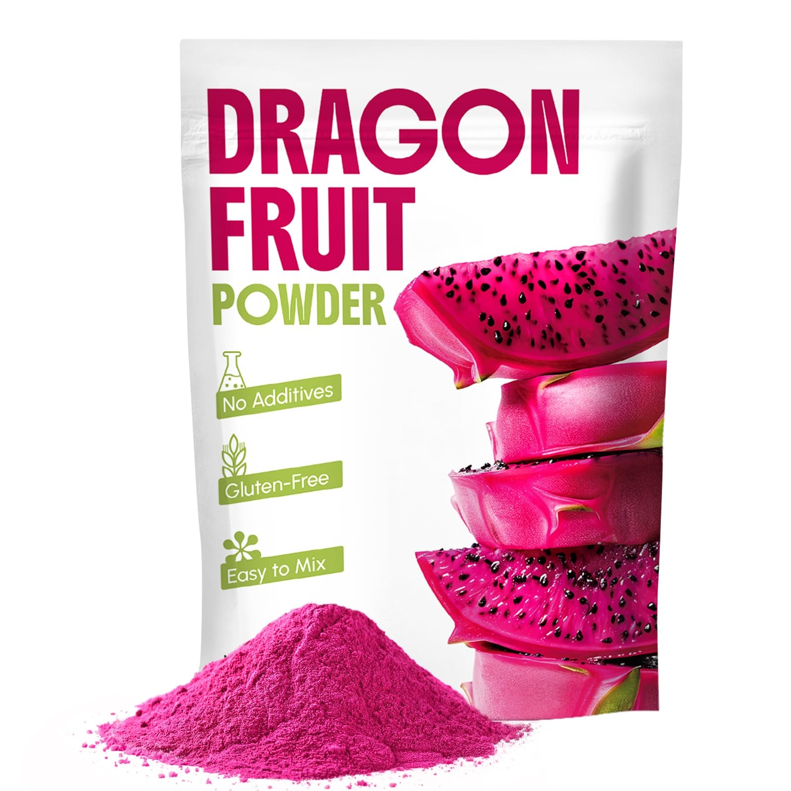 CCNature 4oz Dragon Fruit Powder, Pitaya powder | Natural food coloring 4 oz