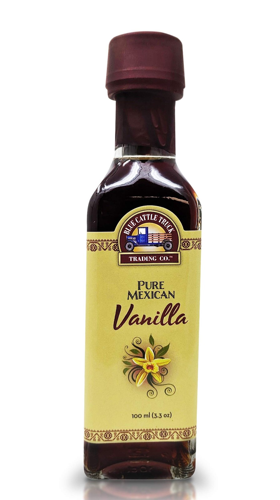 Blue Cattle Truck Pure Mexican Vanilla Extract 35 Alcohol All Natural 8oz
