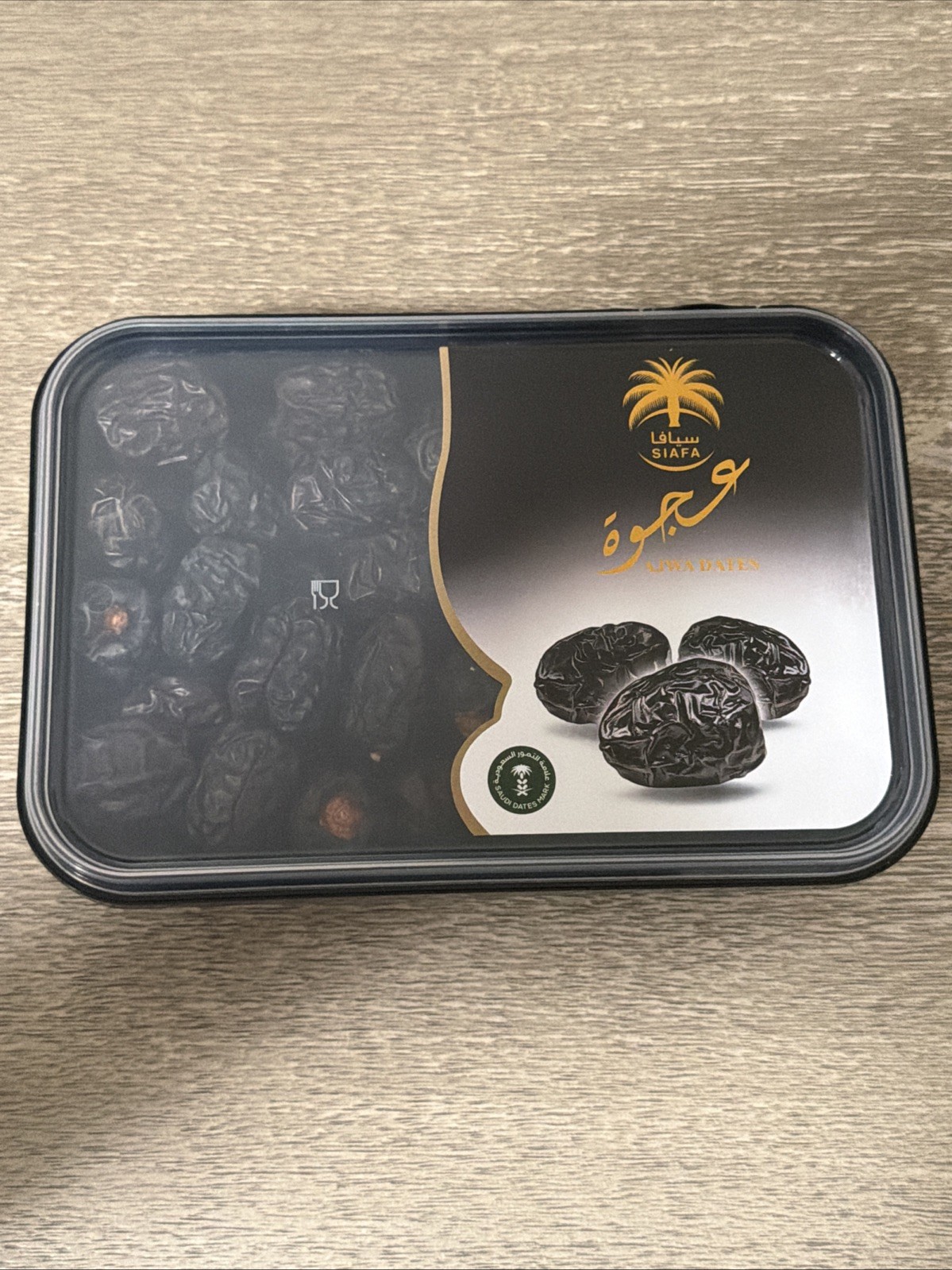 Siafa Ajwa Dates, 400 Gm Box Best Before: 04/24/2027