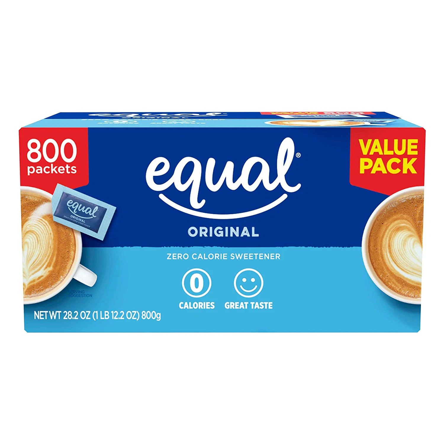 Calorie Sweetener Sugar Substitute From Coffee To Fruit 800 Count Pack of 1 NEW