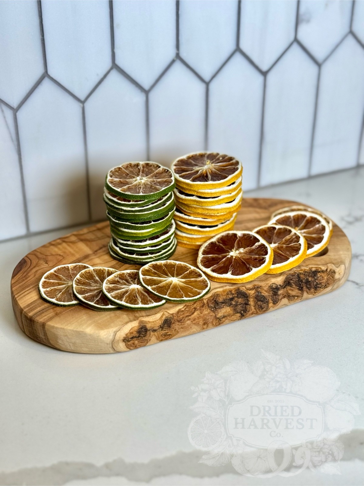 Premium Dehydrated Lemon Lime Variety | Garnish for Cocktails, Baking & Crafts