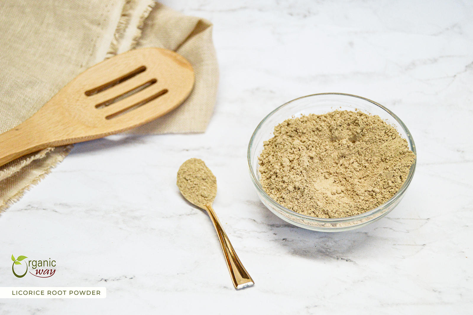 Organic Way Licorice Root Powder – Organic, Kosher & USDA Certified