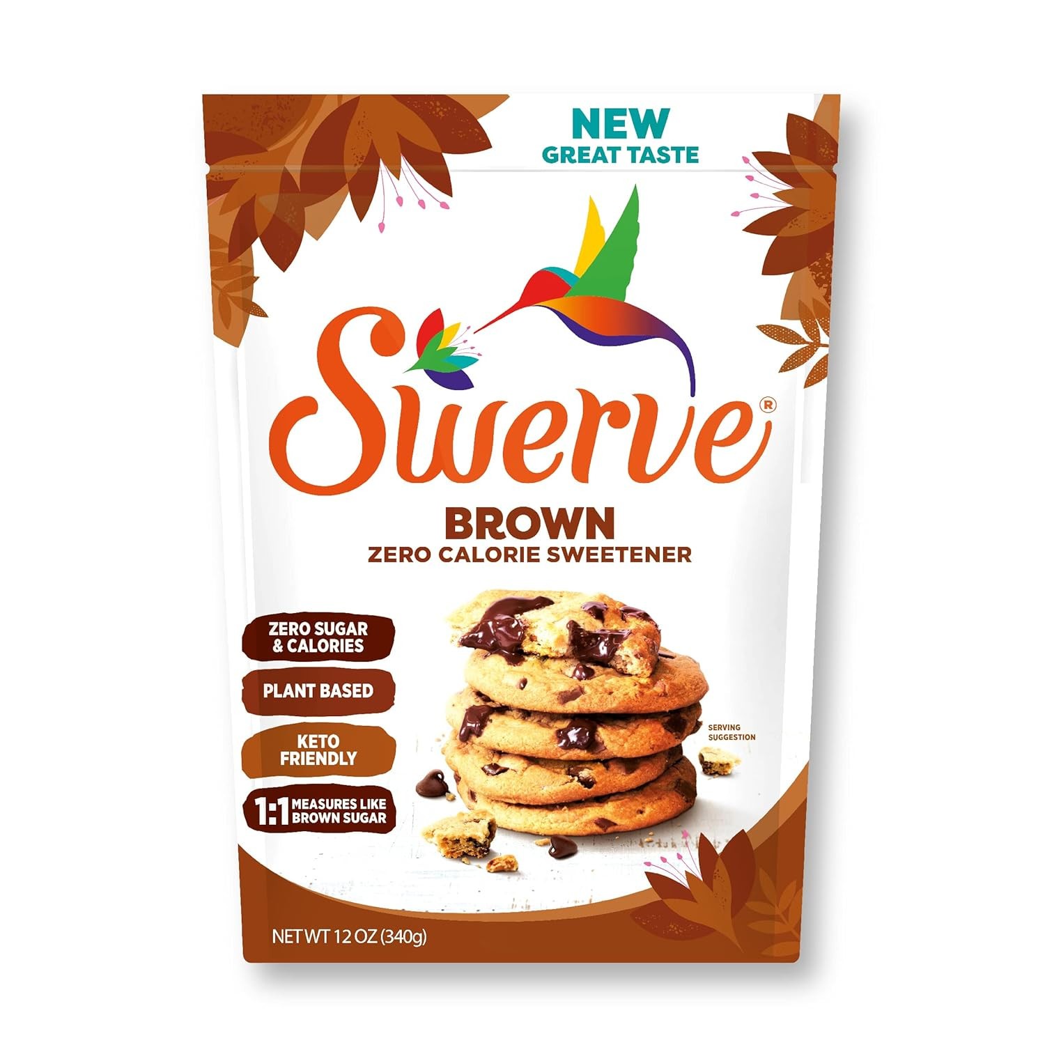 Swerve Ultimate Sugar Replacement Sweetener, Brown Sugar Substitute, Zero Calori