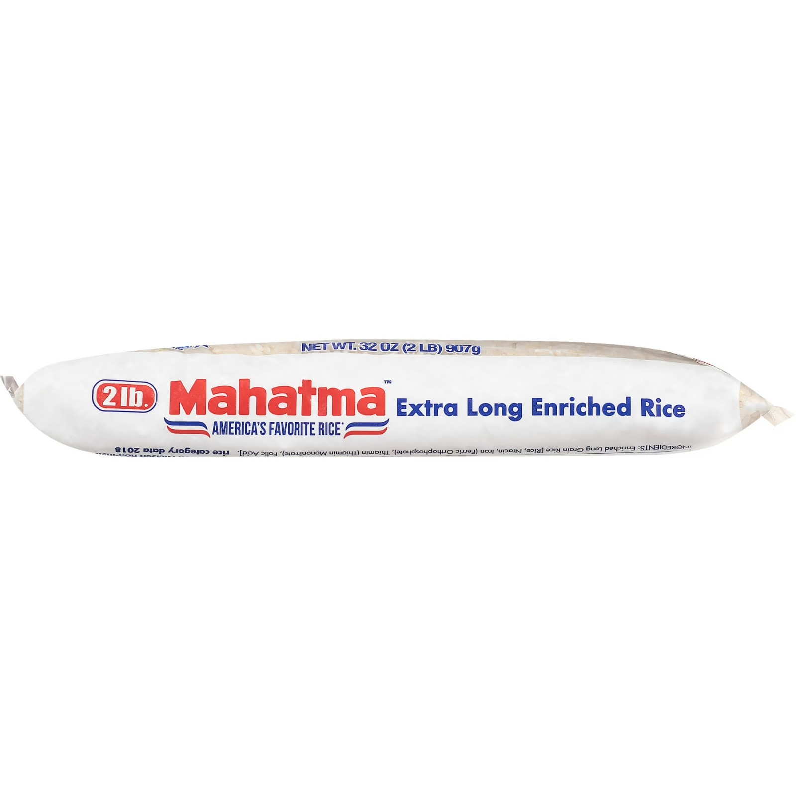 Mahatma Enriched Extra Long Grain White Rice Kosher Gluten-Free No MSG 2 lb Bag