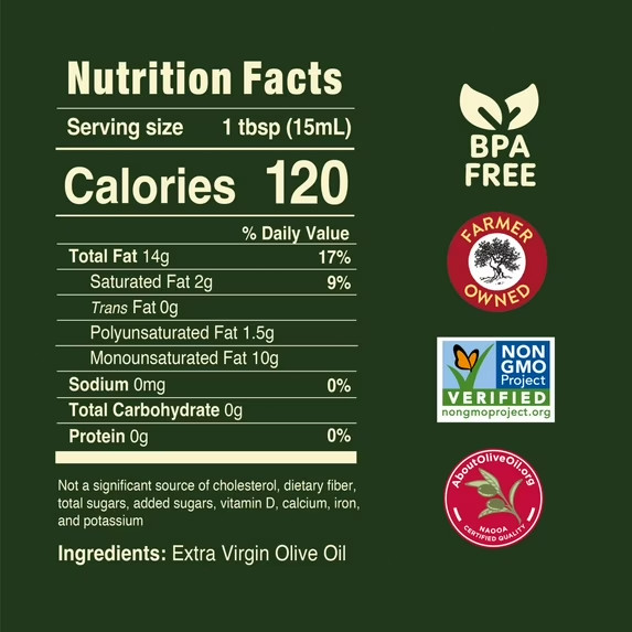 Pompeian Smooth Extra Virgin Olive Oil – 16 fl oz (Pack of 2)