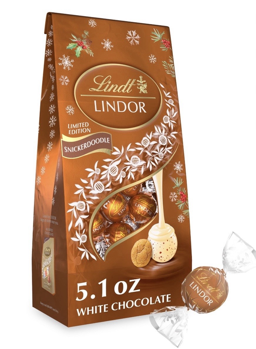 Lindt Lindor Snickerdoodle White Chocolate Truffles – Limited Edition BB 5/2026