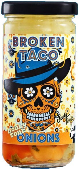 Broken Taco Honky Tonk Onions – Vegan – 8 oz (Pack of 3)