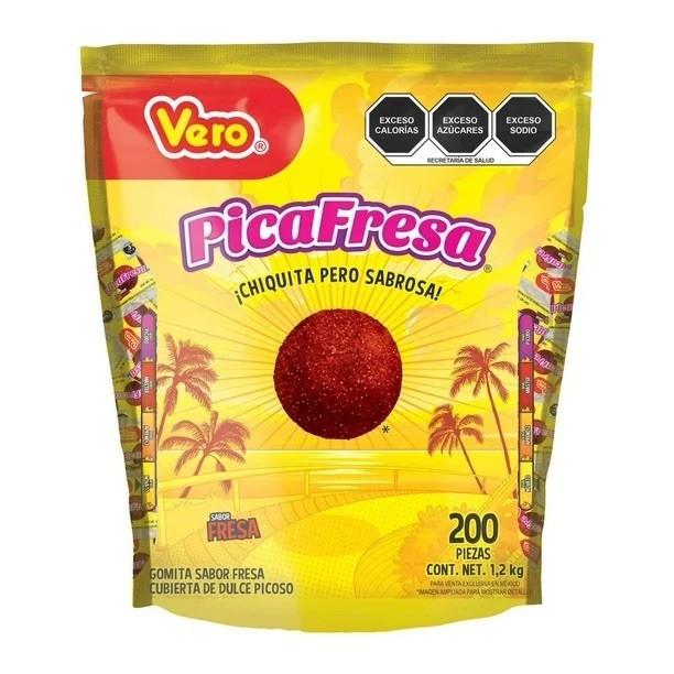 PICAFRESA 🇲🇽 GOMITAS CONFITADAS Vero – 200 piezas