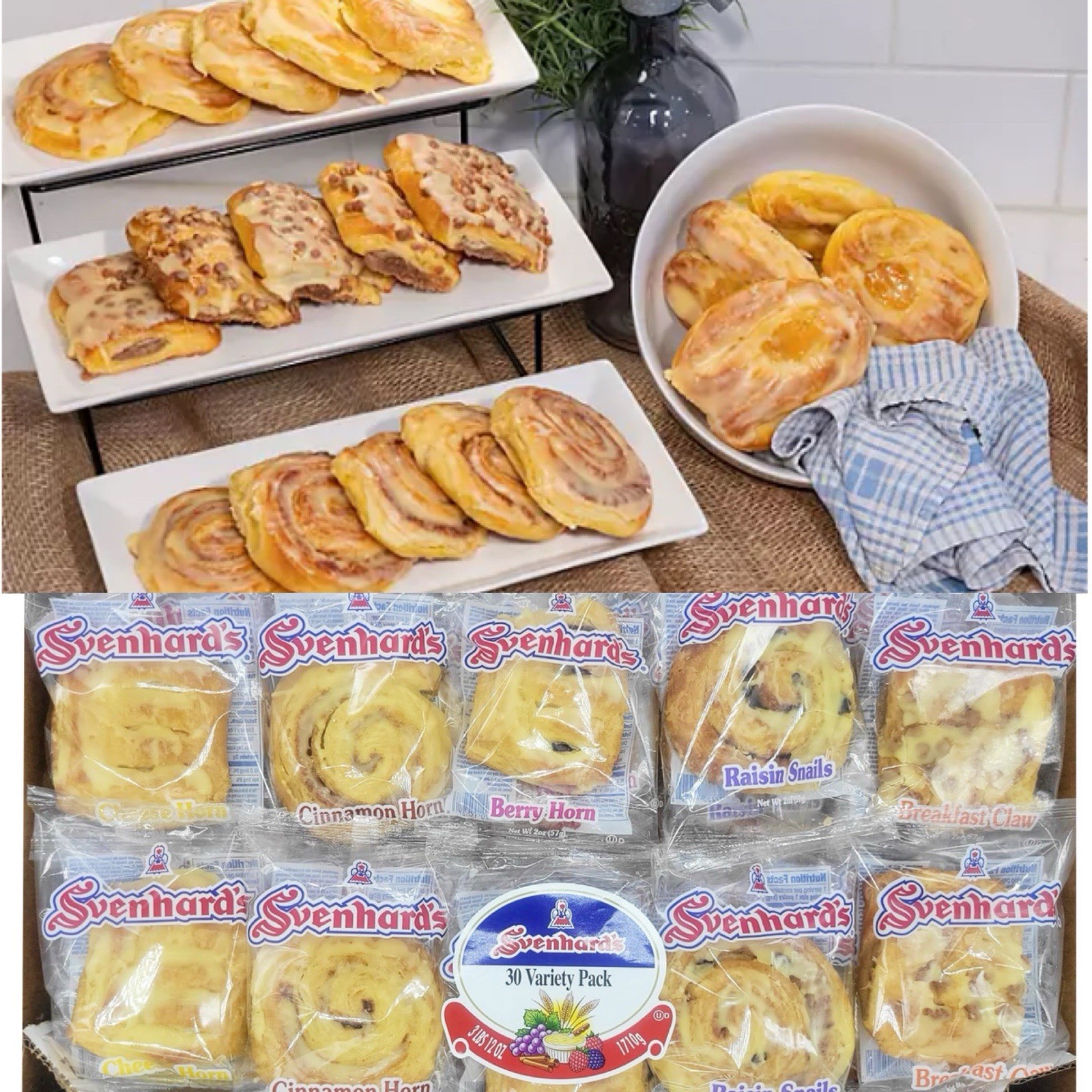 2-PACK Svenhard’s Swedish Bakery Variety Pack 30 ct 60 oz Always **NEW & FRESH