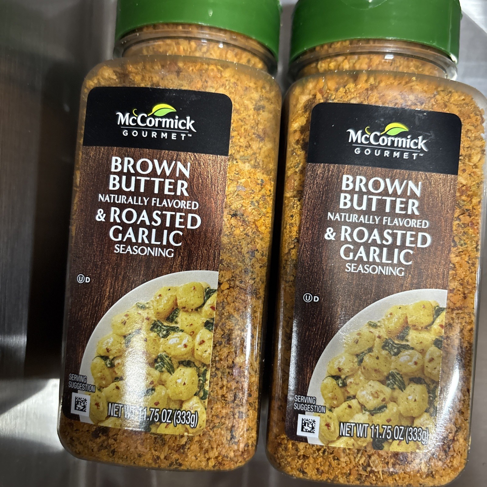 McCormick Gourmet Brown Butter & Roasted Garlic Seasoning 11.75 Ounce (2 PACK)