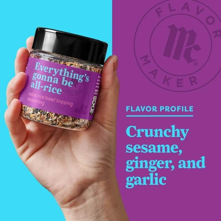 McCormick Flavor Maker Asian Rice Bowl Topping Seasoning, 4.6 oz | FREE SHIPPING