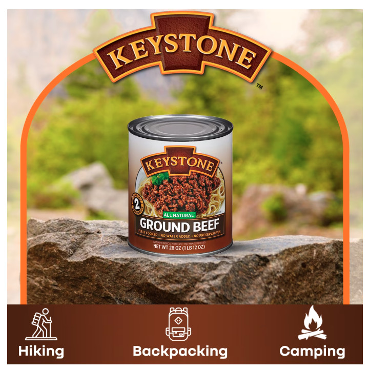 Keystone All natural Ground Beef 28 oz Can, Free Shipping******