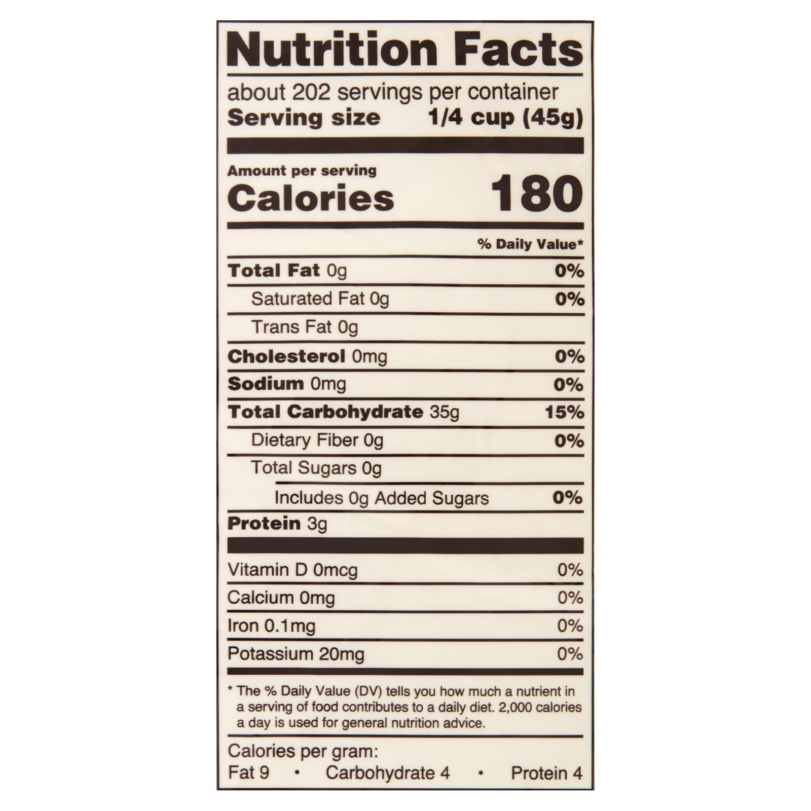 2 PACK Great Value Jasmine Rice, 20 lb