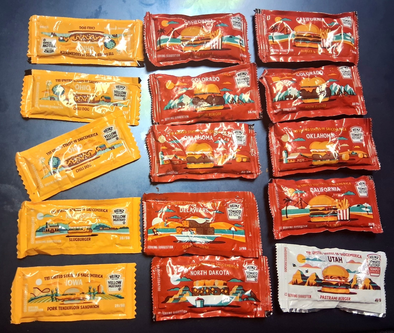 15 Heinz Ketchup & Mustard States – The United States Of Sauceamerica 🇺🇲