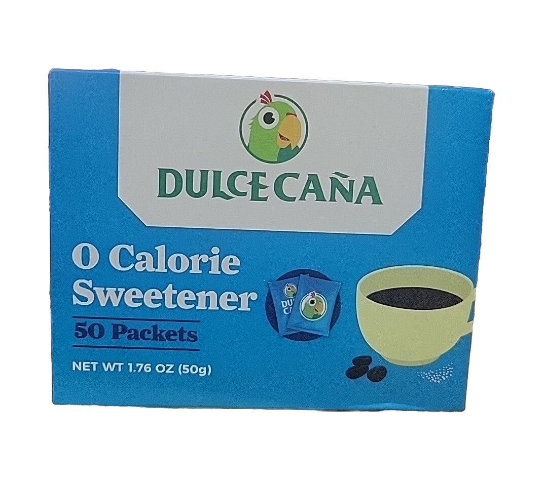 Dulce Caña 0 CALORIE SWEETENER 50 PACKETS 1.76 OZ.