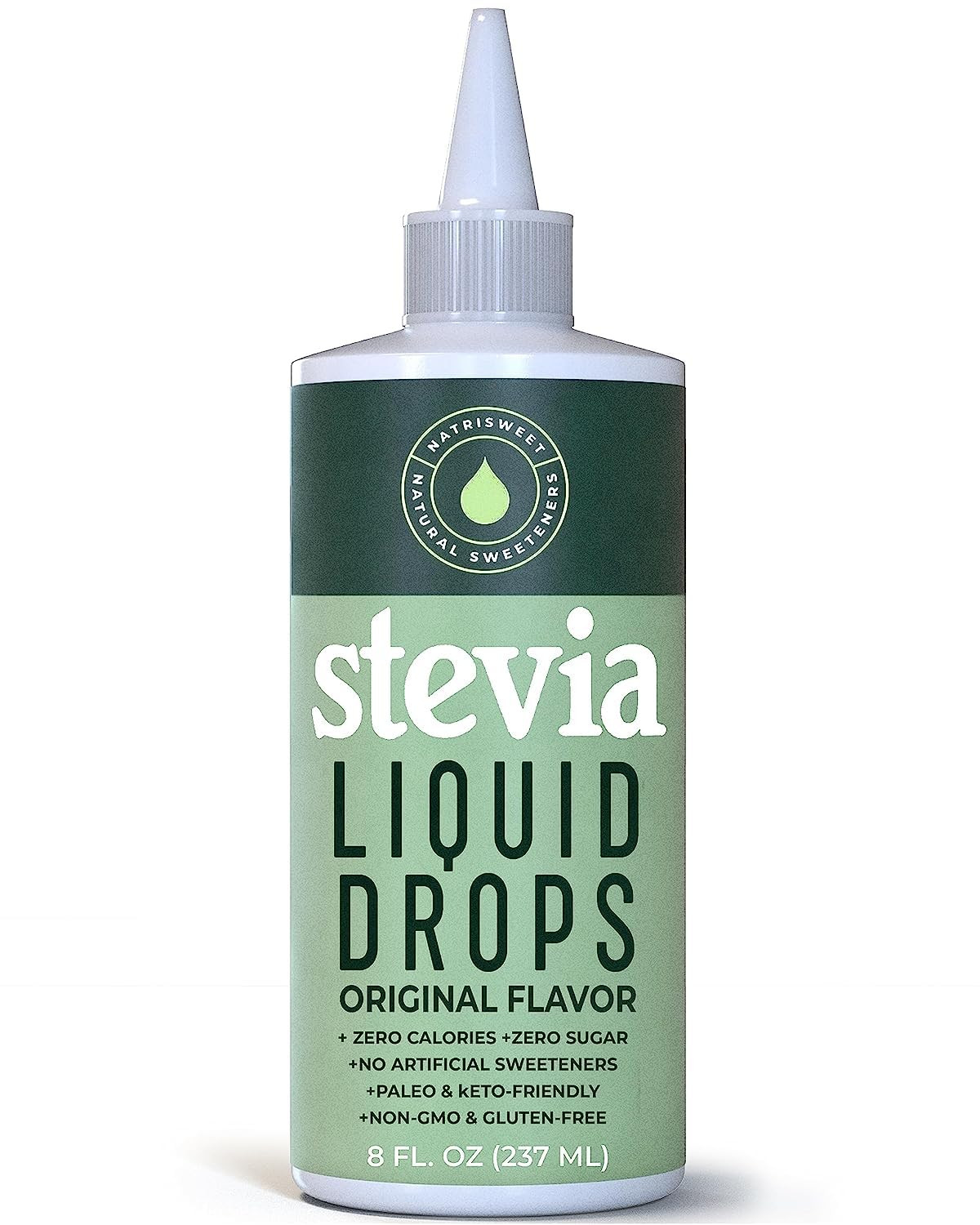 Stevia Liquid Drops, 8 Fl Oz, 1823 Servings, Pure Concentrated Drops with Zero C