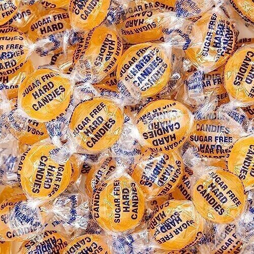 COASTAL BAY Sugar Free Butterscotch Sugar Free Hard Candy BULK CANDY- 1/2 POUND