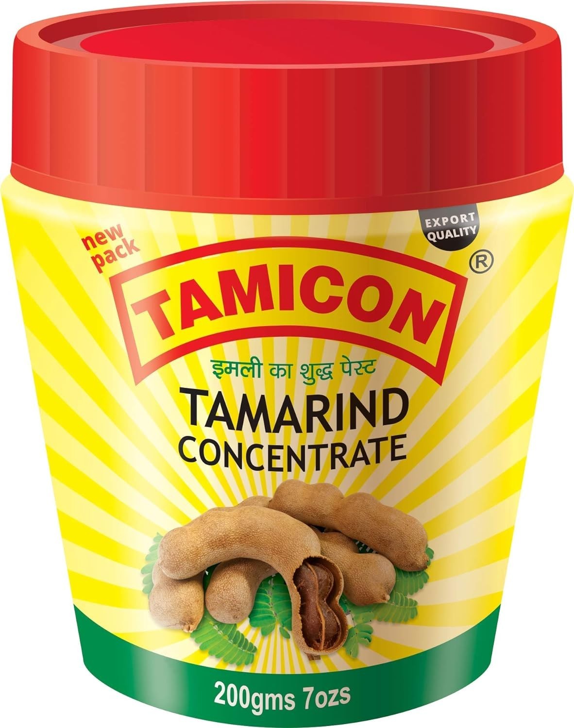 Authentic Tamarind Concentrate: 7 Oz Organic Imli Chutney for Diverse Recipes