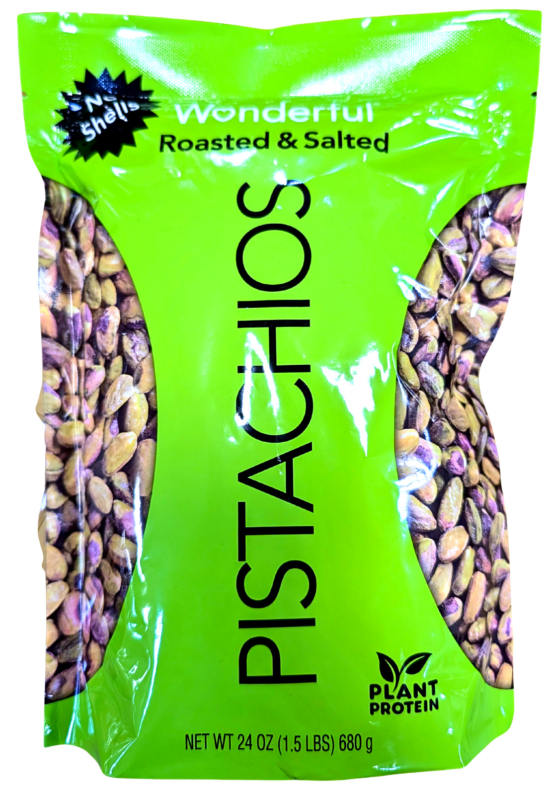 Wonderful Shelled Roasted Salted Pistachios 24 Oz EXP 10/2026