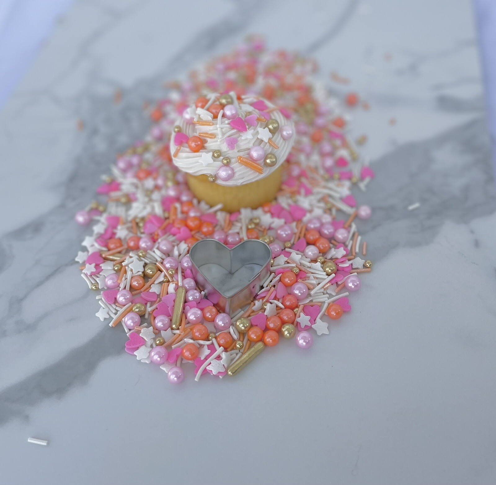 Princess sprinkles cake decoration