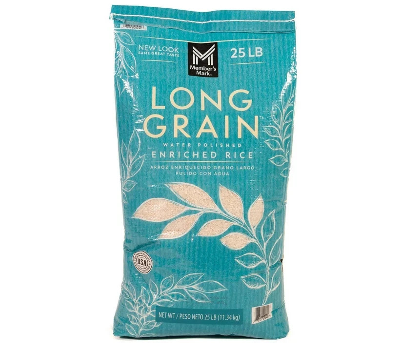 Member’s Mark Long Grain White Rice 25 lb Bag Bulk Pantry Staple
