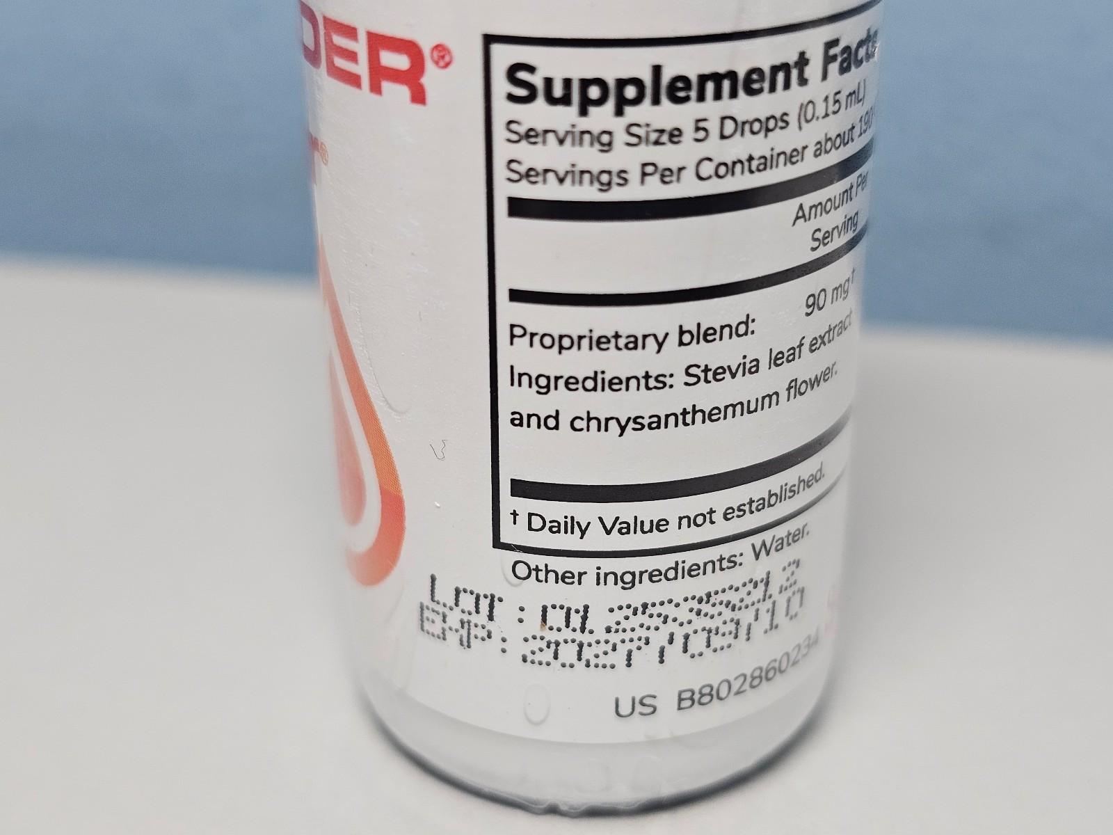 Sunrider Sunectar Stevia Extract – Zero Calorie -1 oz -Exp 09/27 -New! Sealed!