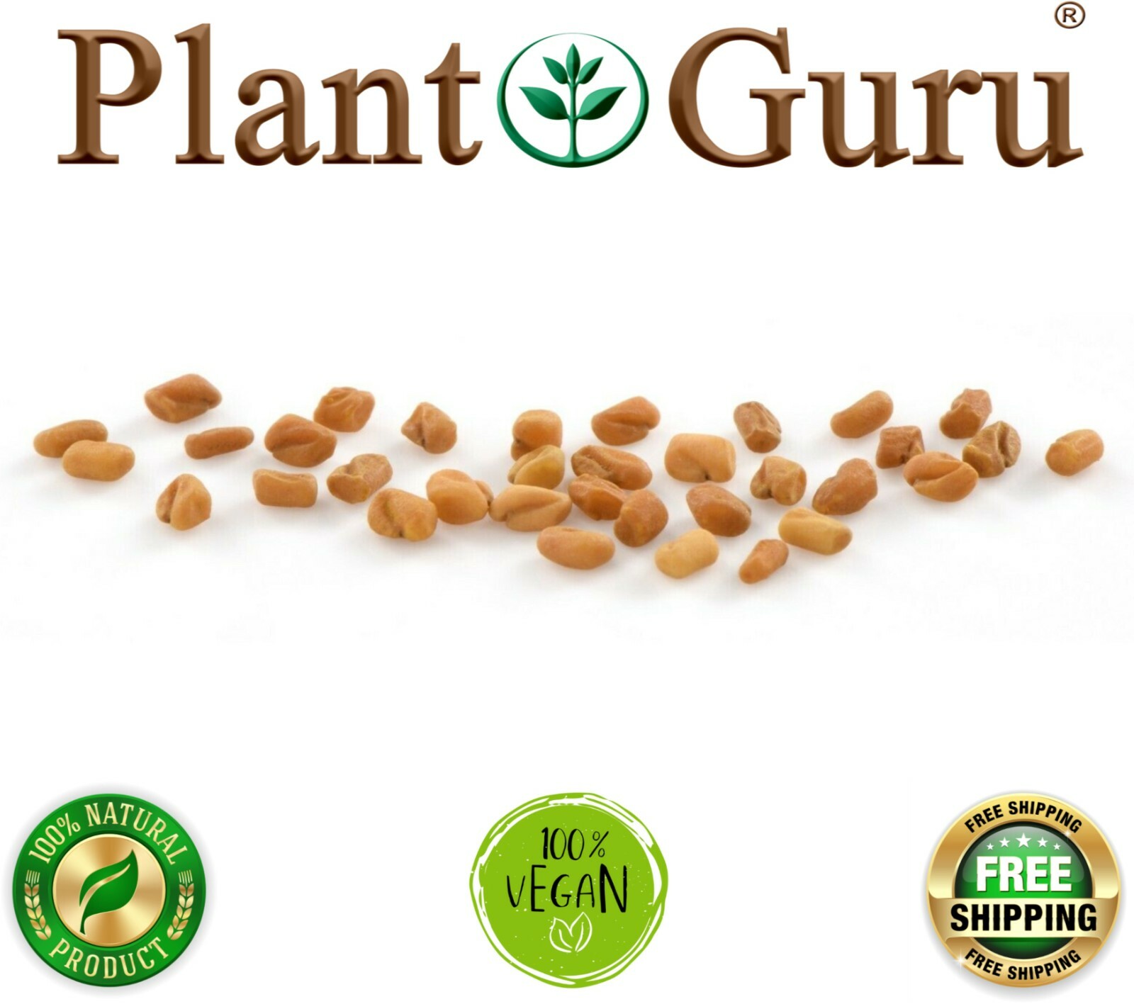 Fenugreek Seeds 5 lbs. Bulk Non-GMO Trigonella Foenum Graecum Whole Methi Seed
