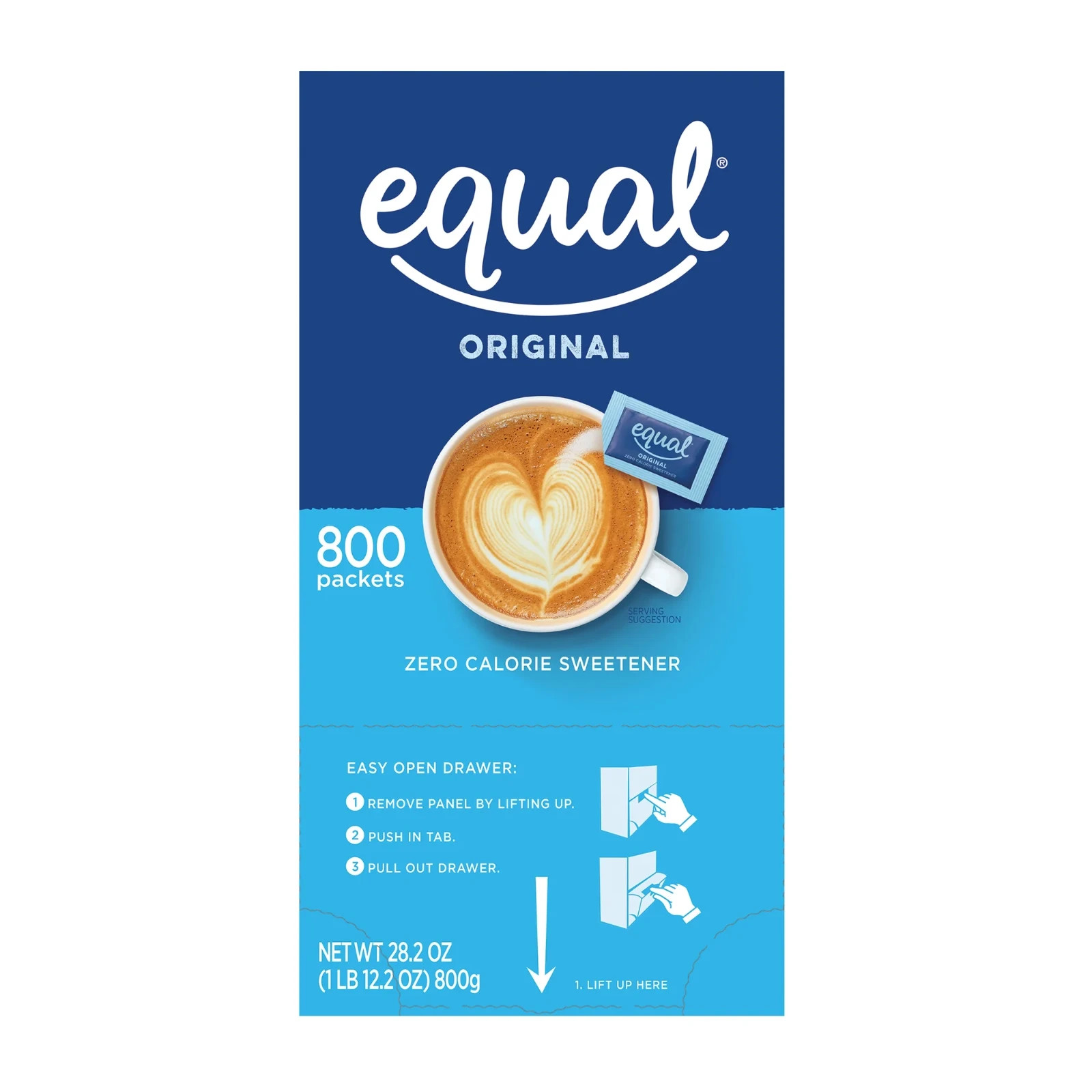 Calorie Sweetener Sugar Substitute From Coffee To Fruit 800 Count Pack of 1 NEW