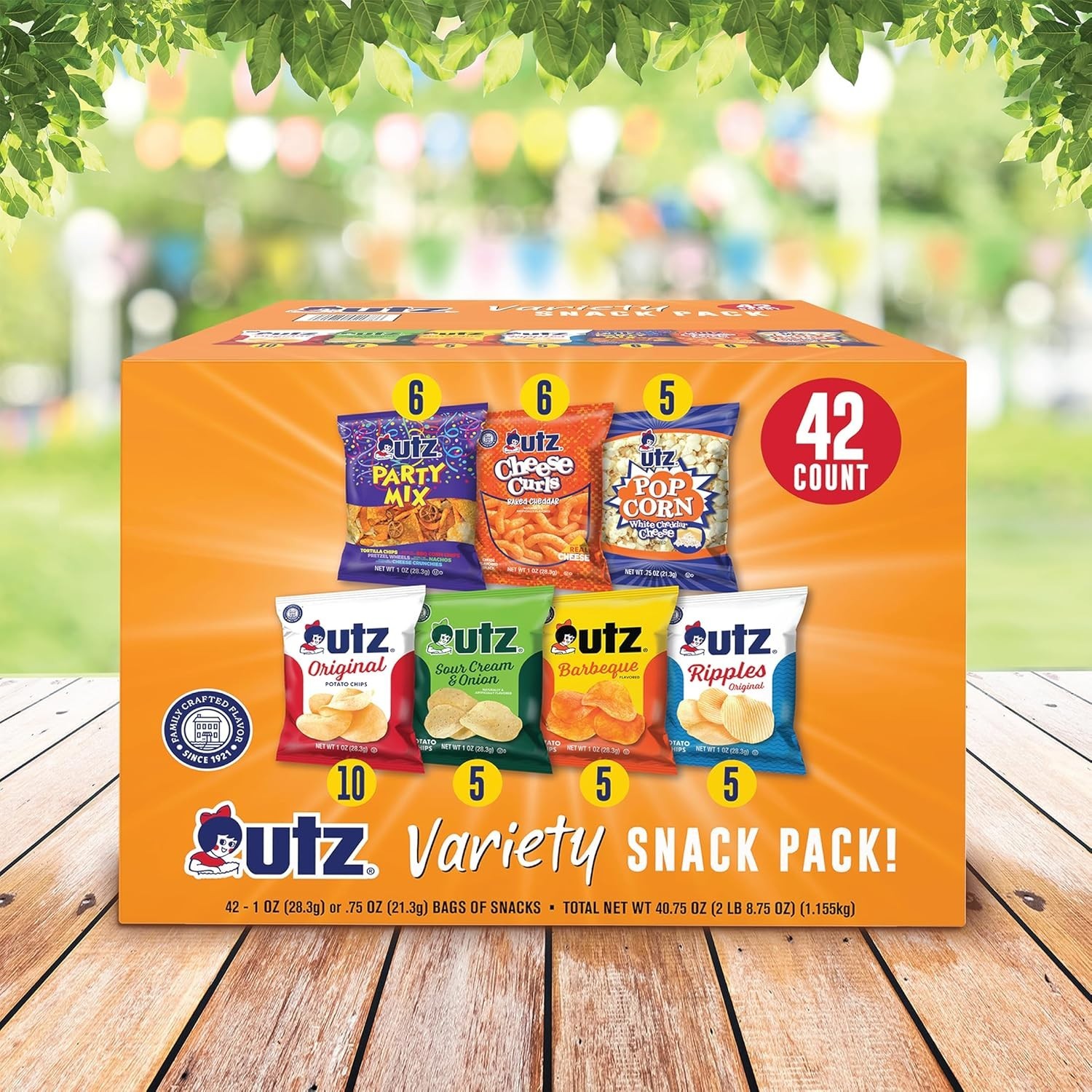 Utz Jumbo Snack Pack, 1 oz., 42 pk.