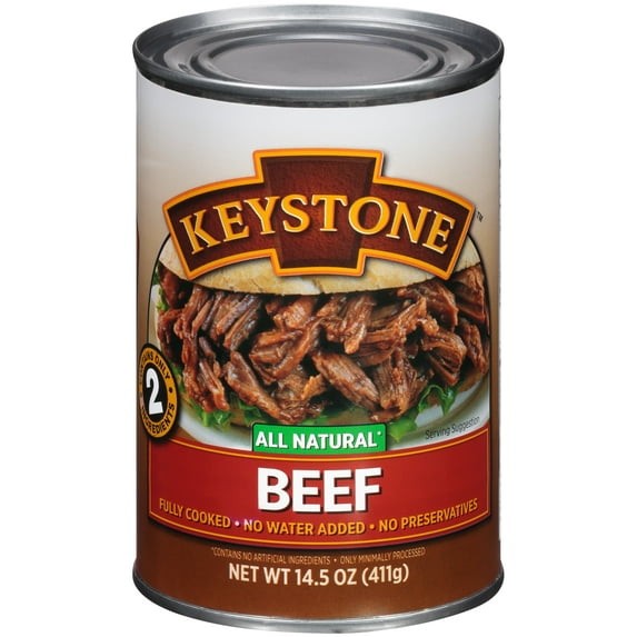 Keystone All Natural Beef, 14.5 oz Can Free Ship
