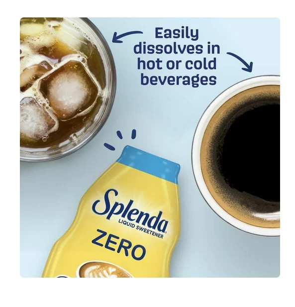 SPLENDA Zero Calorie Sweetener, Sugar Substitute Liquid Sweetener – 100 ML