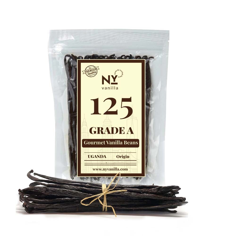Whole Vanilla Beans, Vanilla Beans Grade A, Great For Vanilla Extract & Baking