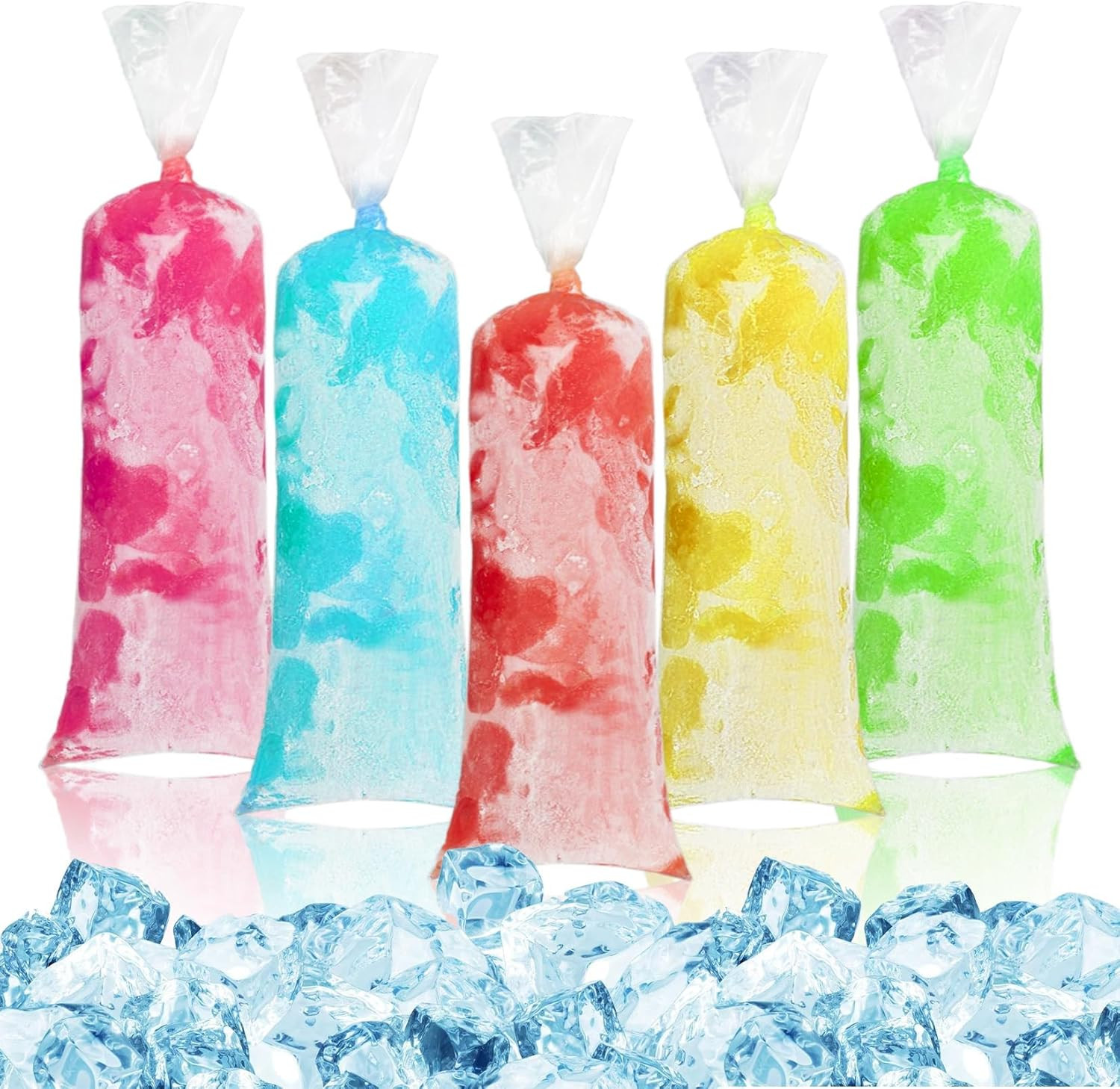 100 Ice Candy Plastic Bags – 4X12 Bolsas Para Bolis De Hielo Mexicanos Freeze