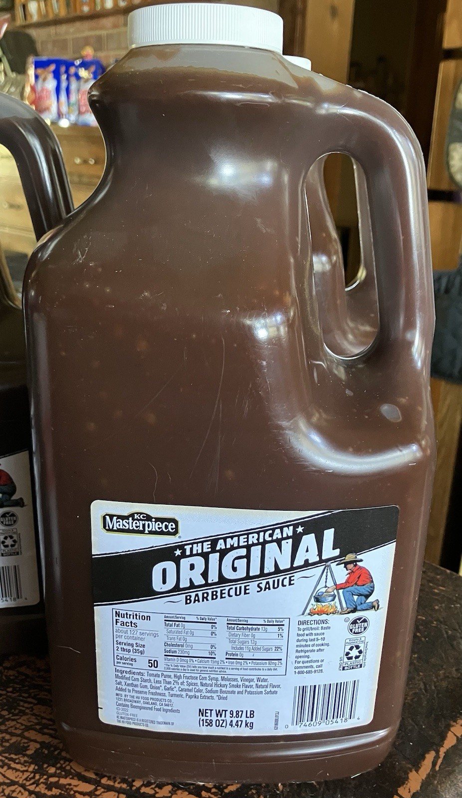 Masterpiece Original BBQ Sauce – 158 Ounce. Exp. 10/2027