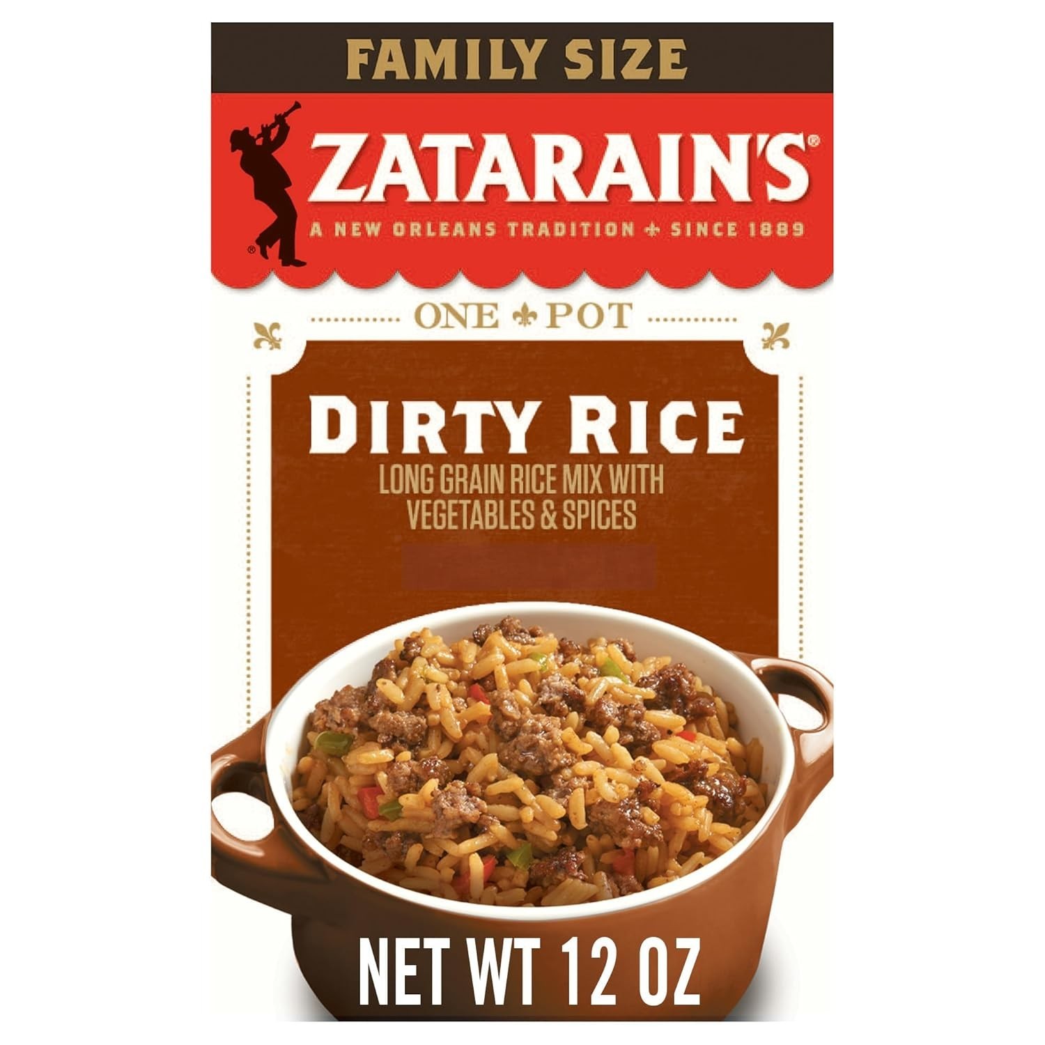 •*•Zatarain’s Rice Mix 🍲 Dirty Rice, Family Size 12 oz.*•
