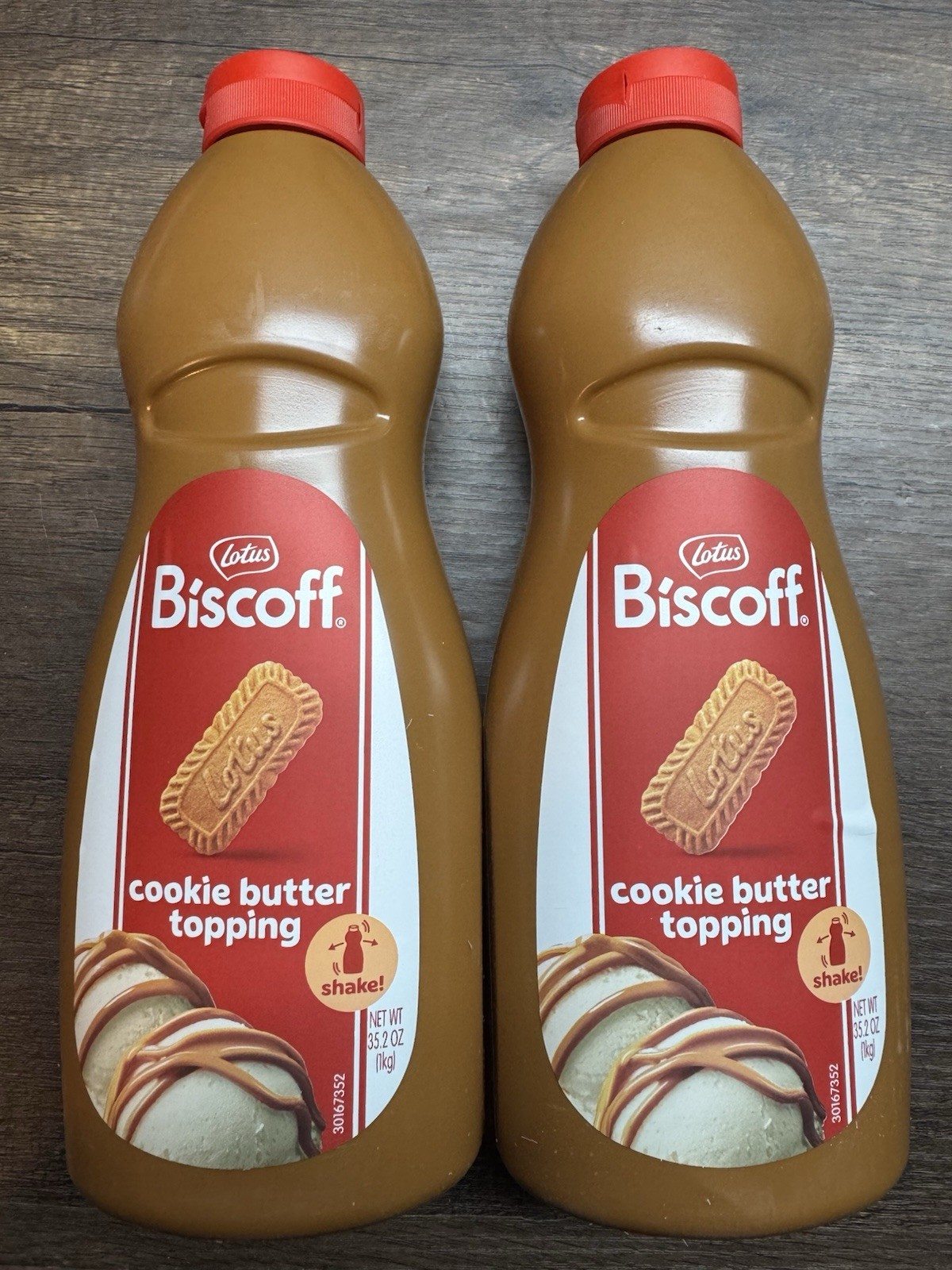 2-PACK Biscoff Spread Topping 2.2lb – Vegan Cookie Butter Syrup for Desserts NEW