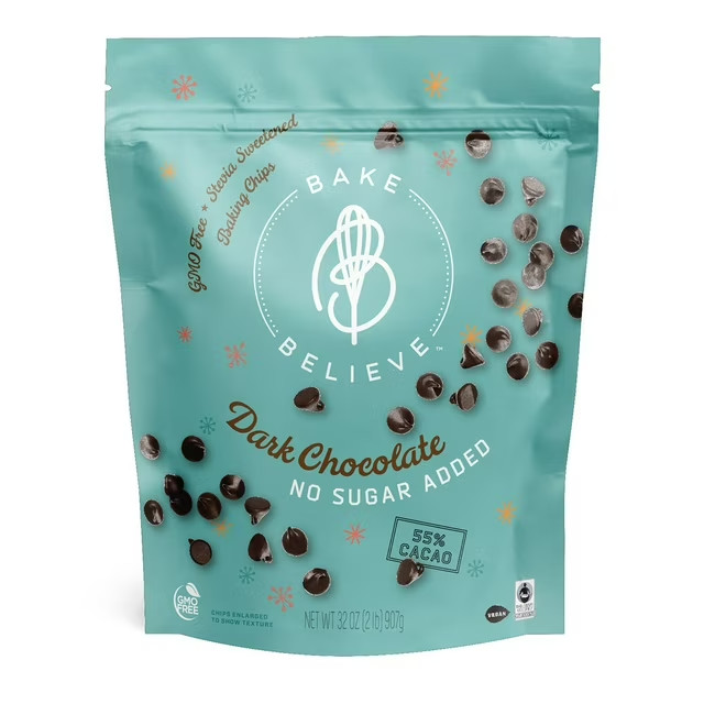 Bake Believe Dark Chocolate Chips, 32 oz FREE SHIPPING