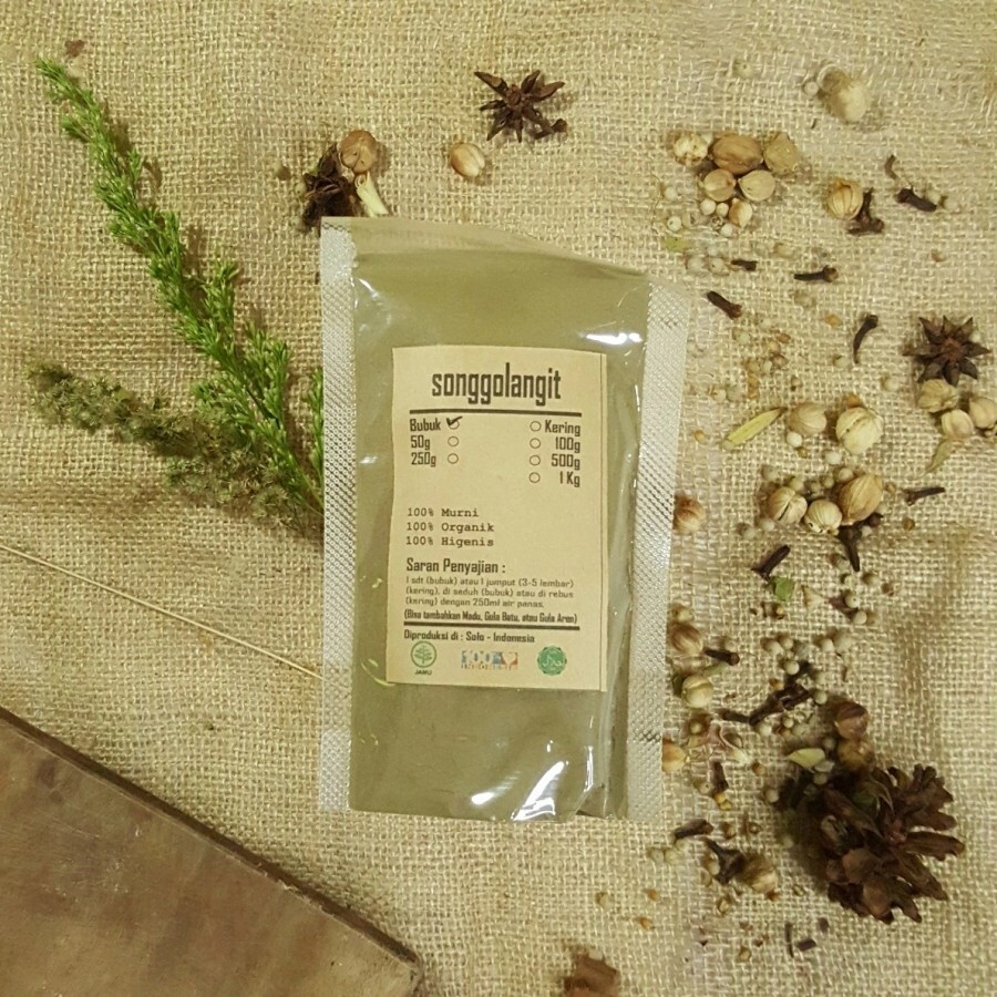 Songgolangit Powder Tridax Procumbens Organic Herb Spices Fresh Pure Premium
