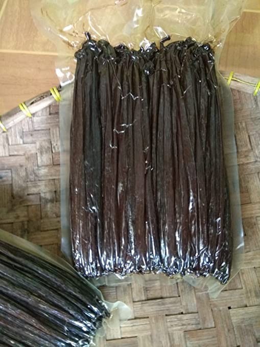 Premium Indian Grade A Vanilla Beans 16cm Pods for Extract Baking