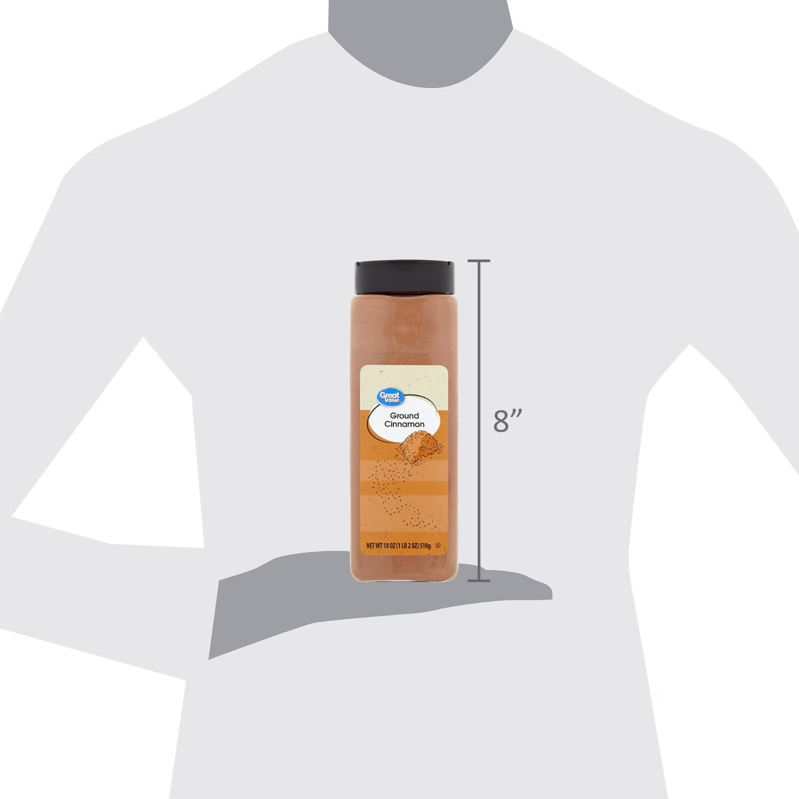 Great Value Ground Cinnamon, 18 oz, Free Shipping