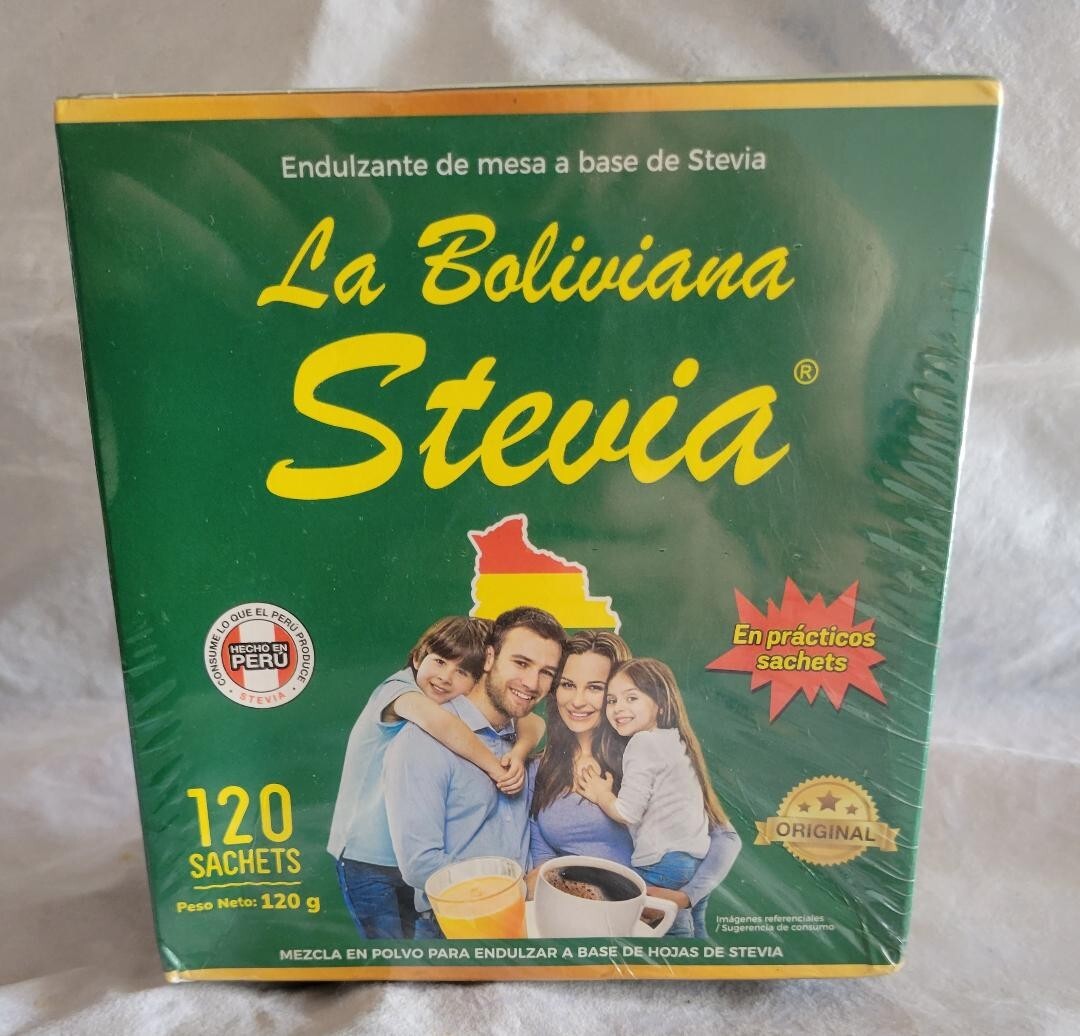 100% pure and original stevia powder 120 bags / the original from Bolivia