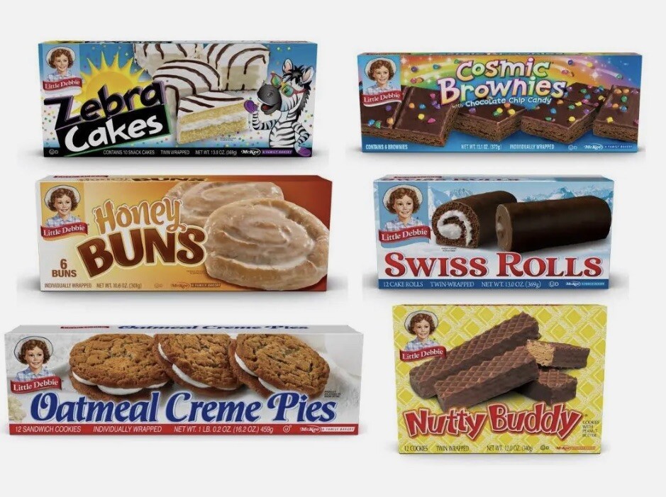 Little Debbie Snack Cakes ‘All the Favorites’ Variety Bundle. ALWAYS FRESH!!!