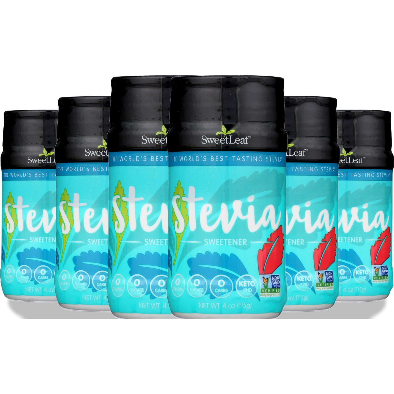 Sweetleaf Stevia Powder 4 Oz Natural Sweetener 6 Pack