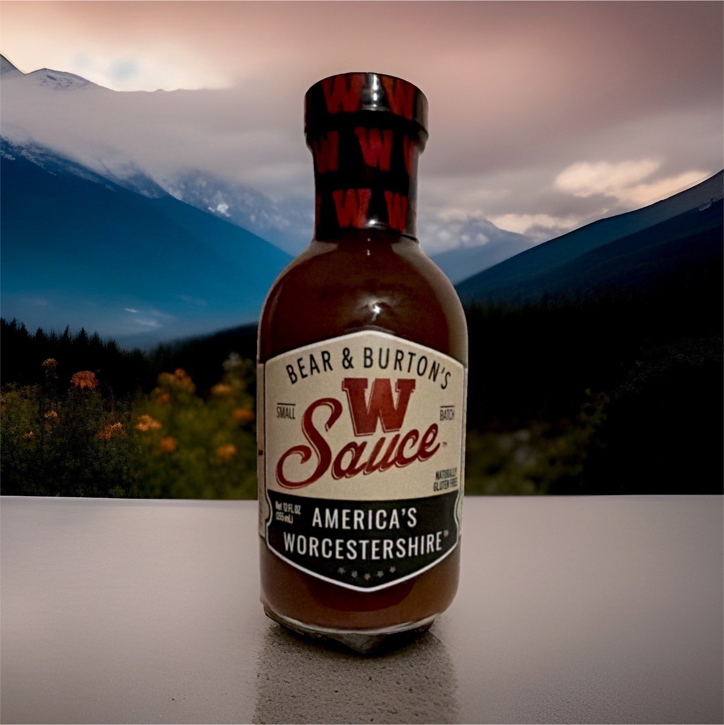 Bear & Burton’s W Sauce American Worcestershire Gluten Free 355mL Cooking Sauce