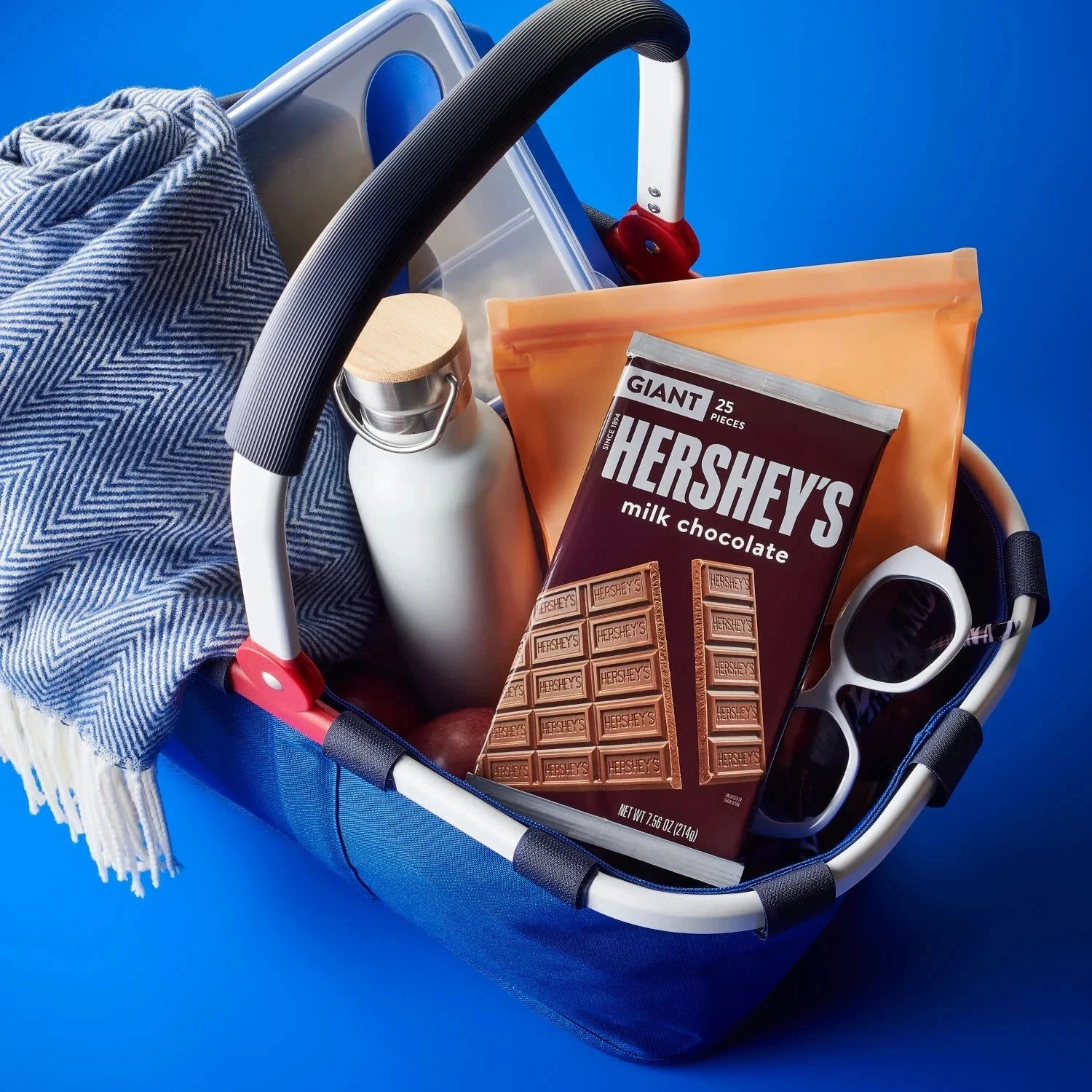 2pack Hershey’s Milk Chocolate Giant Candy, Bar 7.56oz, 25Pieces