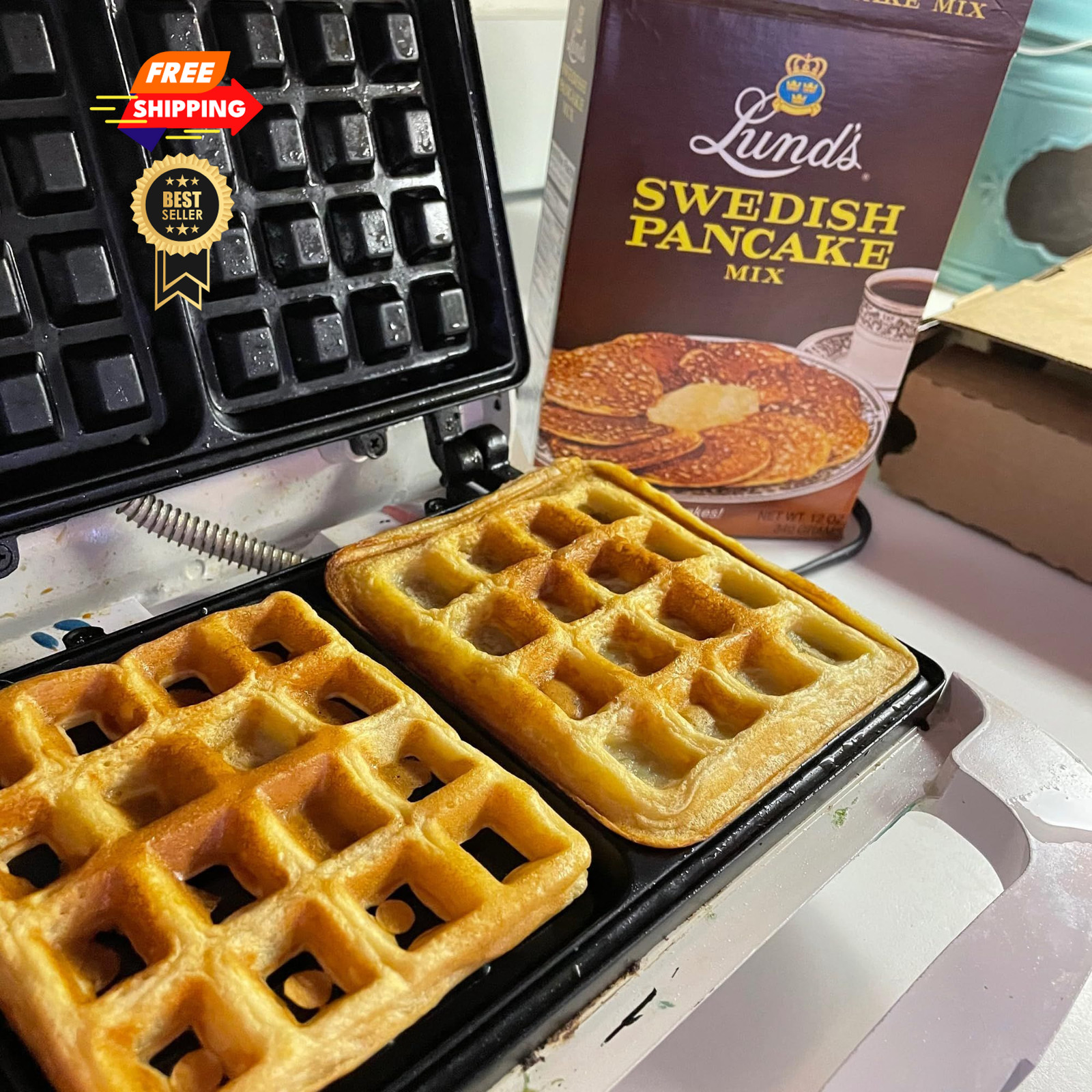 Lund’s Swedish Pancake Mix, Deliciously Thin & Light 12 Ounce (Pack of 1)