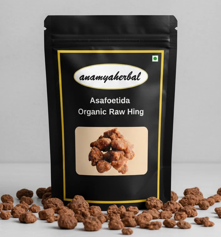 Organic Asafoetida Hing Heeng Raw Whole Spice Pure A + Quality Free Shipping