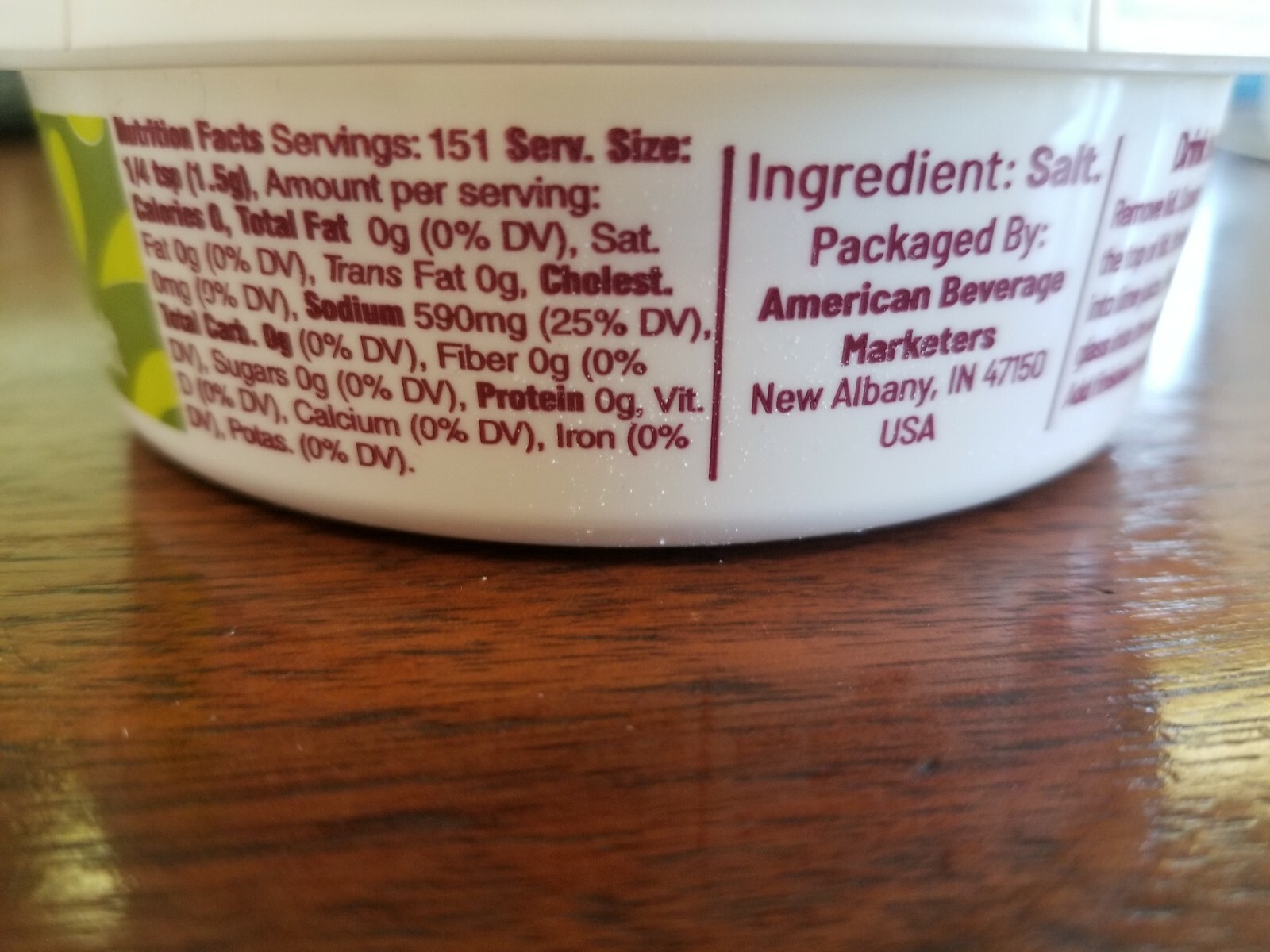 (ONE UNIT) MASTER of MIXES MARGARITA SALT 8.0 oz.